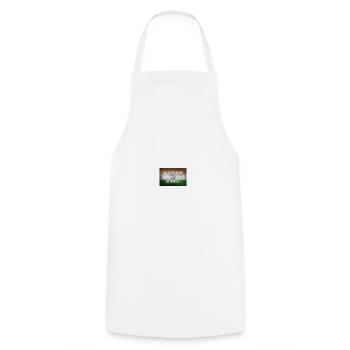 Climate Protection Sayings Gift Idea - Cooking Apron - white - Front - AI Model Male 185 dark (185cm)