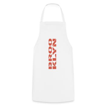 Brooklyn - Tablier de cuisine - blanc - Devant - AI Model Male 185 dark (185cm)