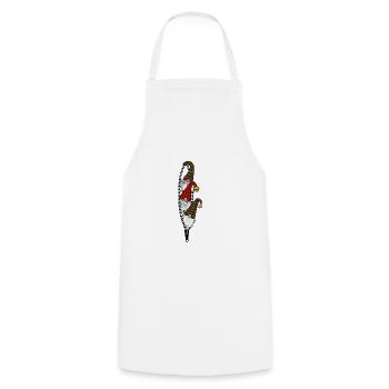 Three Gnomes Holidays Christmas - Cooking Apron - white - Front - AI Model Male 185 dark (185cm)