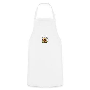 Abeille Cartoon 8 - Tablier de cuisine - blanc - Devant - AI Model Male 185 dark (185cm)