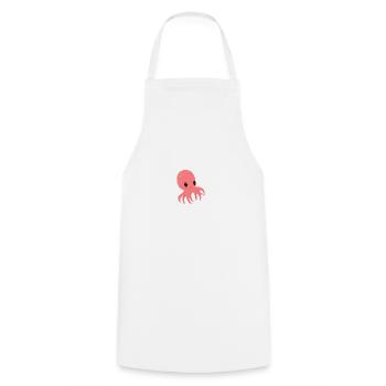 Poulpe doux - Tablier de cuisine - blanc - Devant - AI Model Male 185 dark (185cm)
