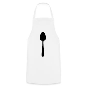 Cooking Spoon Cooking Spoon Template - Cooking Apron - white - Front - AI Model Male 185 dark (185cm)