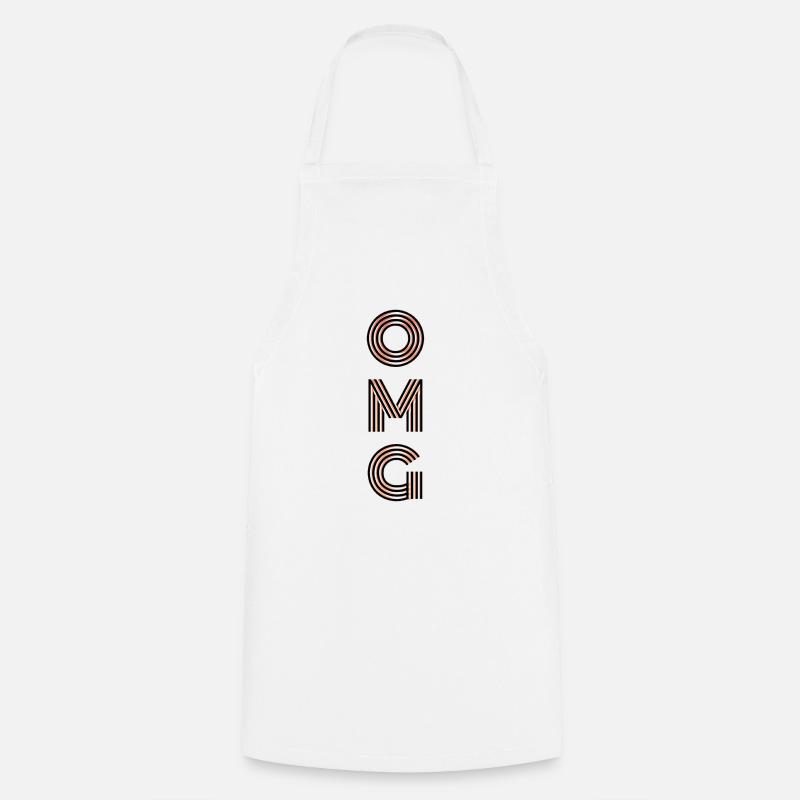 OMG - Cooking Apron - white
