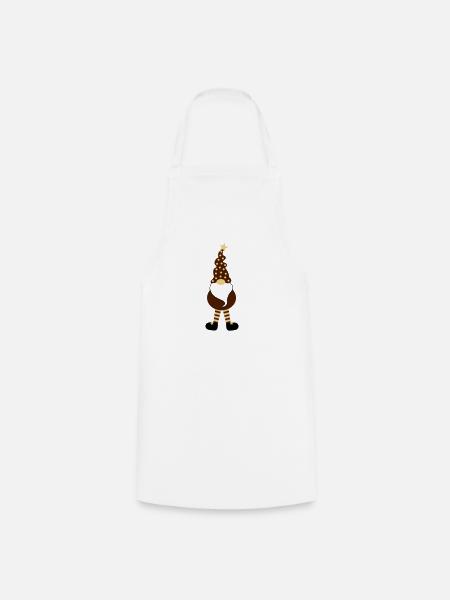 Elfe de Noël - Tablier de cuisine - blanc