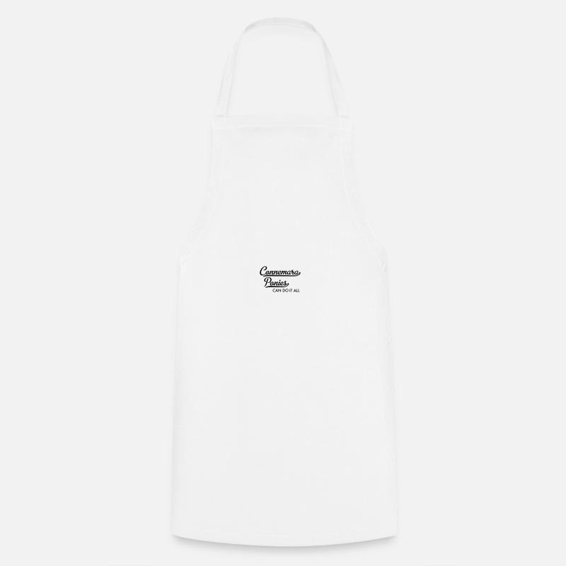 Poney du Connemara - Tablier de cuisine - blanc