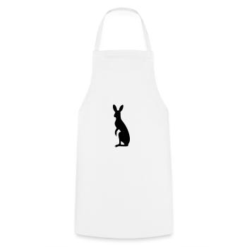 kangaroo - Cooking Apron - white - Front - AI Model Male 185 dark (185cm)