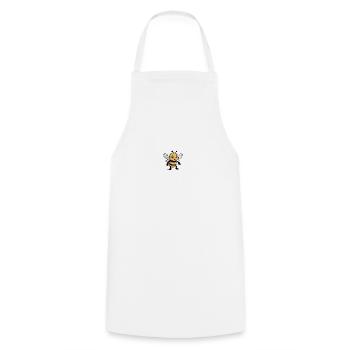 Abeille douce - Tablier de cuisine - blanc - Devant - AI Model Male 185 dark (185cm)