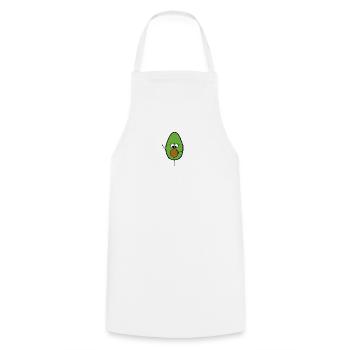 Avocado - Cooking Apron - white - Front - AI Model Male 185 dark (185cm)