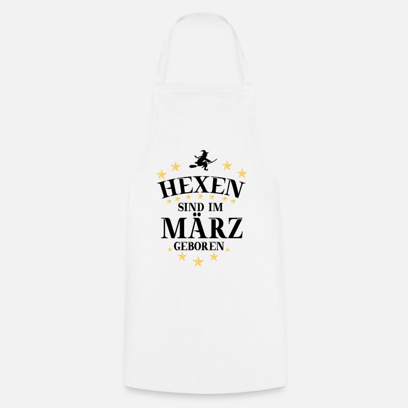 Witches March - Cooking Apron - white