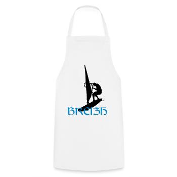 Windsurf Windsurfing Windsurfen Planche à voile - Cooking Apron - white - Front - AI Model Male 185 dark (185cm)
