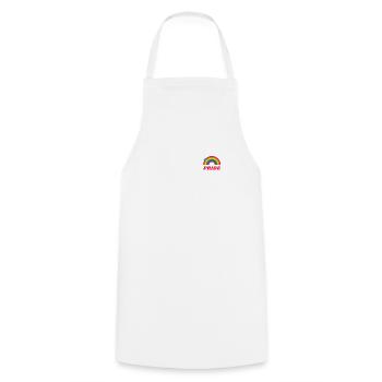 Gay Pride | Rainbow - Cooking Apron - white - Front - AI Model Male 185 dark (185cm)