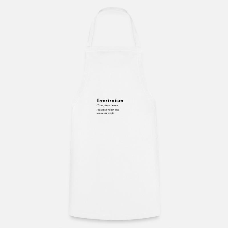 Édition propre du féminisme (féminisme) - Tablier de cuisine - blanc
