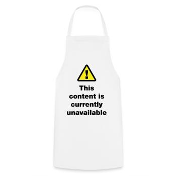 ⚠ This Content Is Currently Unavailable - Cooking Apron - white - Front - AI Model Male 185 dark (185cm)