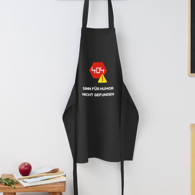 Humor im Code: Eine visuelle Fehlermeldung Kochschürze