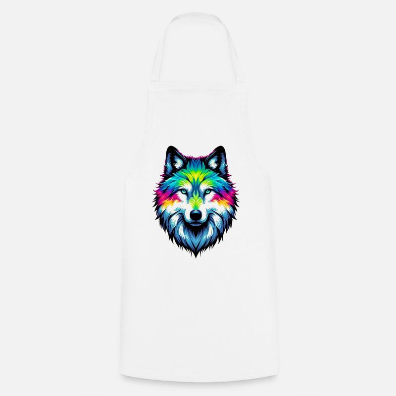 Wolf - Kochschürze - Weiß