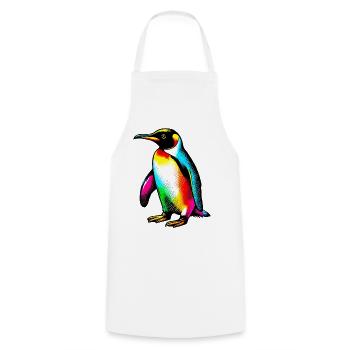 Pingouin - Tablier de cuisine - blanc - Devant - AI Model Male 185 dark (185cm)