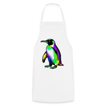 Pingouin - Tablier de cuisine - blanc - Devant - AI Model Male 185 dark (185cm)
