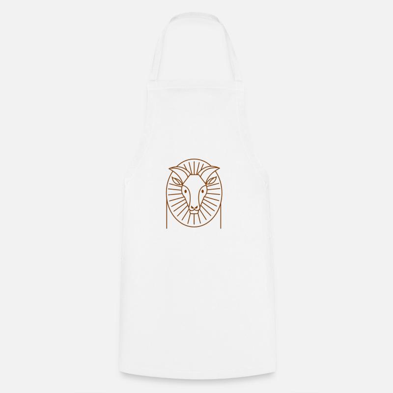 Himalayan Tahr - Cooking Apron - white