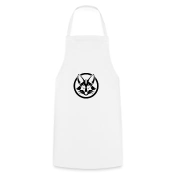 Renard majestueux - Tablier de cuisine - blanc - Devant - AI Model Male 185 dark (185cm)
