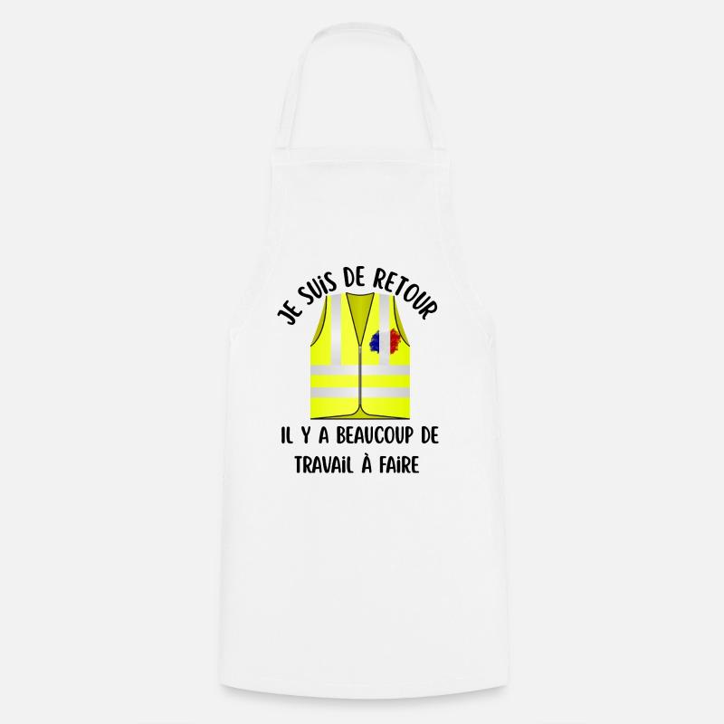 Demonstration - Cooking Apron - white