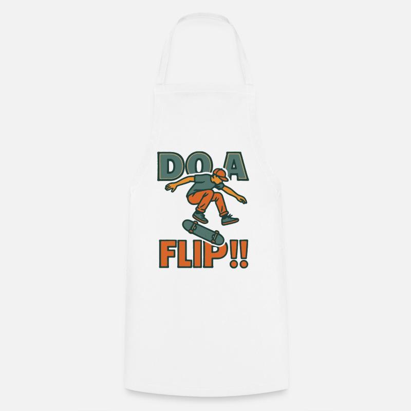 Do a Flip DO  - Tablier de cuisine - blanc