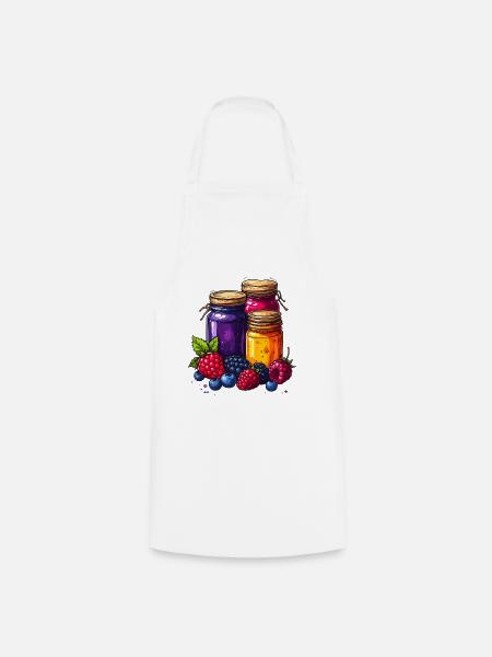 Marmelade - Kochschürze - Weiß