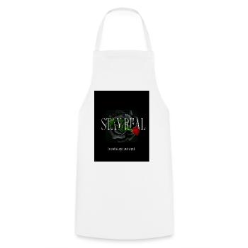Green_Black_Aesthetic_Brave_RoseT-ShirtSelf-love - Tablier de cuisine - blanc - Devant - AI Model Male 185 dark (185cm)