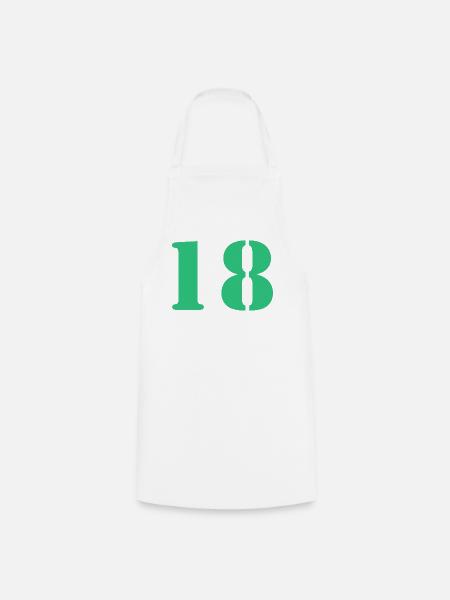 18 - Kochschürze - Weiß