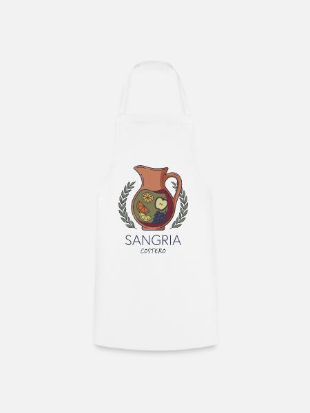 Sangria - Kochschürze - Weiß