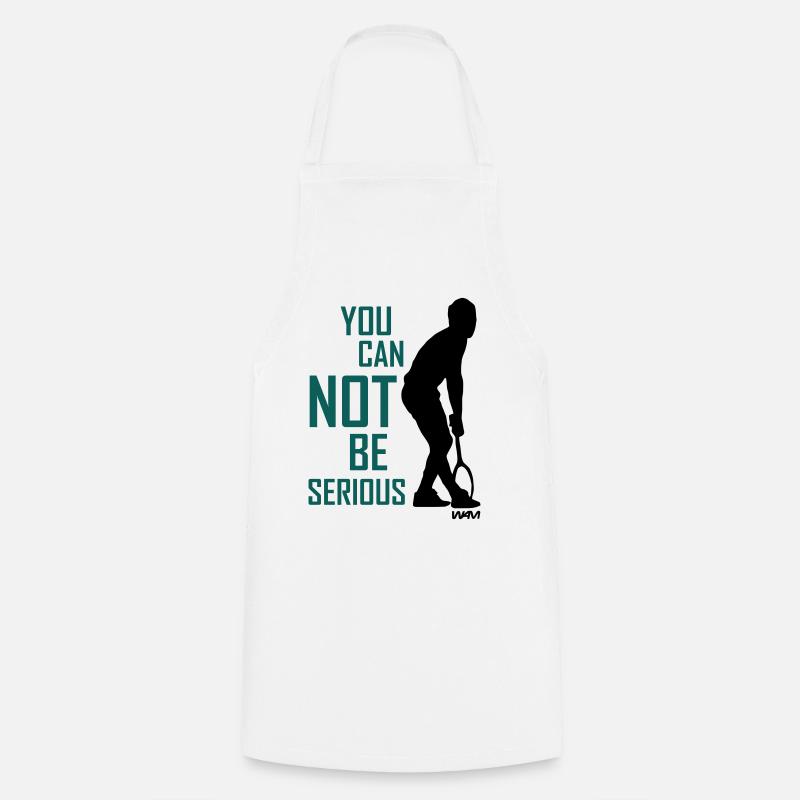 You cant be serious McEnroe  - Tablier de cuisine - blanc