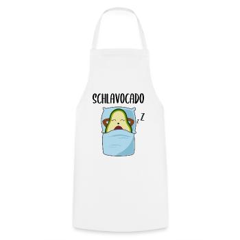 Lustige Avocado Schlafende Frucht Beere Geschenk - Kochschürze - Weiß - Vorne - AI Model Male 185 dark (185cm)