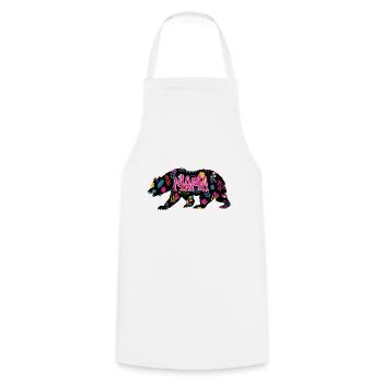 Mama bear - Cooking Apron - white - Front - AI Model Male 185 dark (185cm)