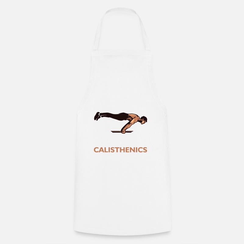 Calisthenics - Kochschürze - Weiß