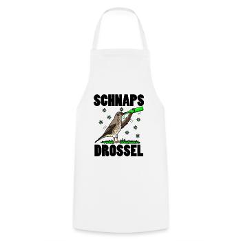 Lustige Vogelsprüche Vogelliebhaber Vogel Bier - Kochschürze - Weiß - Vorne - AI Model Male 185 dark (185cm)