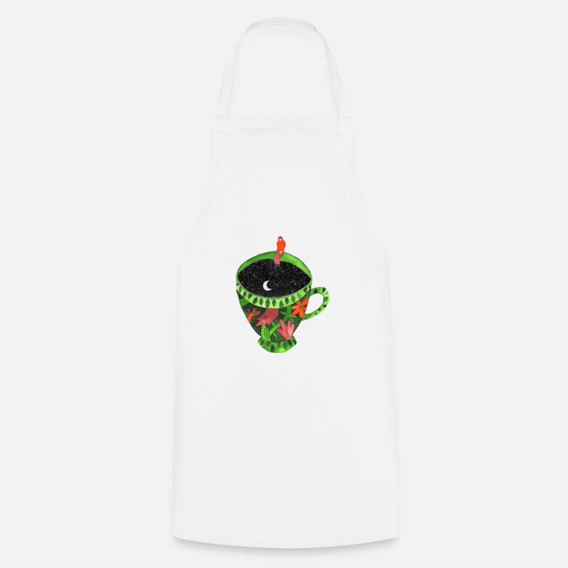 Lonely woman - Cooking Apron - white