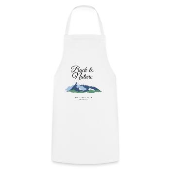 Back to Nature - Cooking Apron - white - Front - AI Model Male 185 dark (185cm)