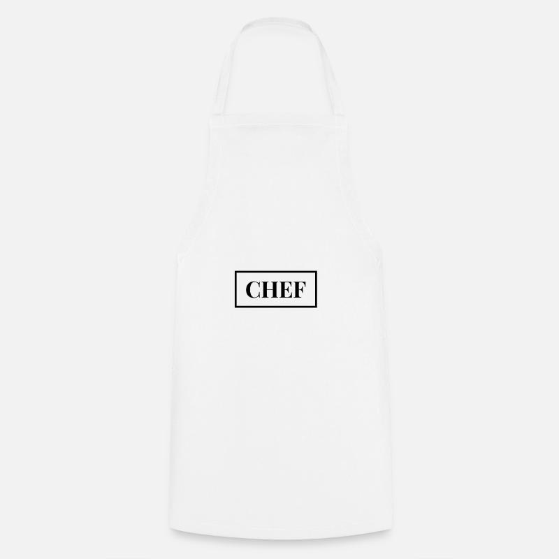 Chef - Chef - Chef - Cooking Apron - white