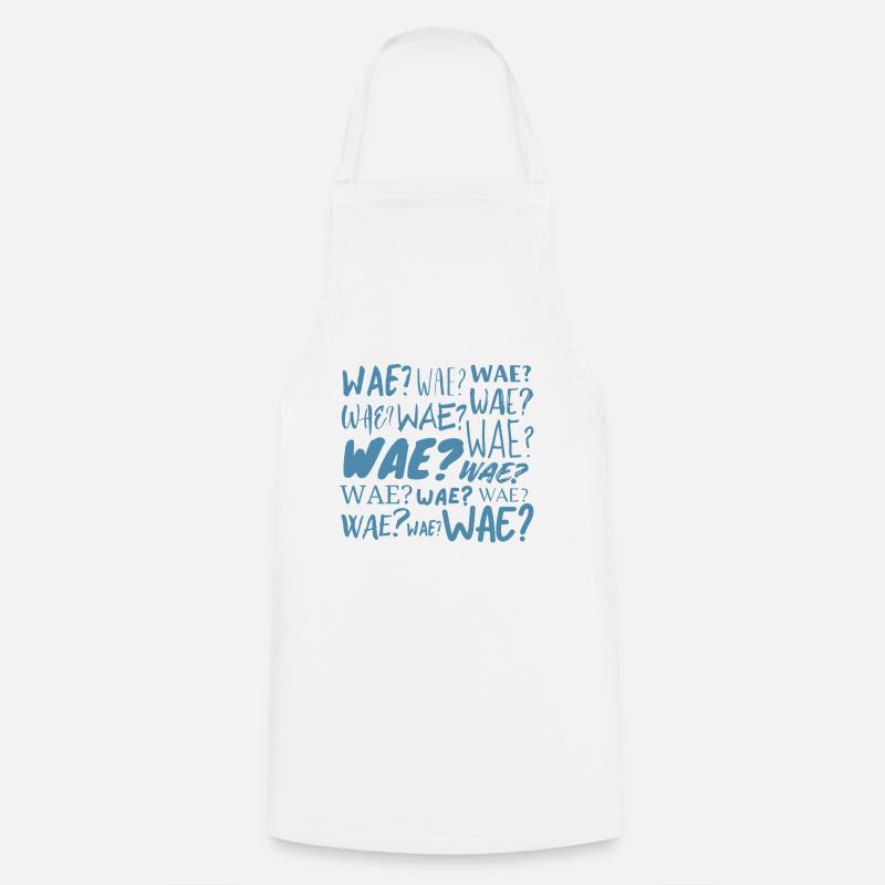 Wae? - Kochschürze - Weiß