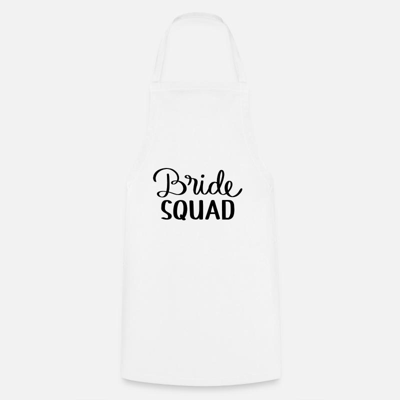 Bride Squad - Cooking Apron - white
