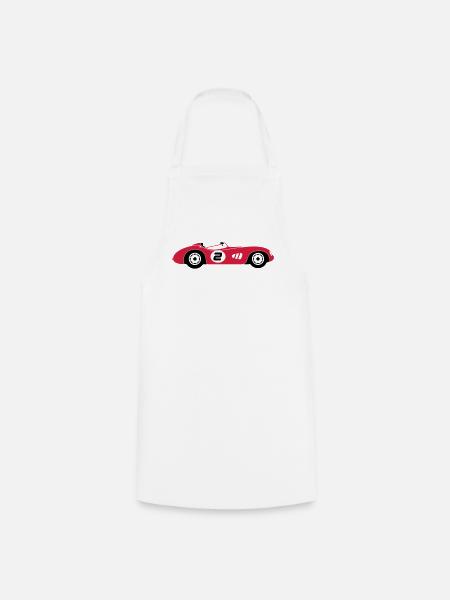 Sports car - Cooking Apron - white
