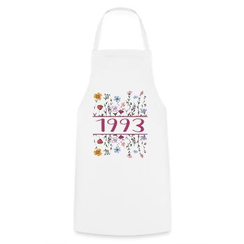 1993 Legendary Since 1993 Birthday 1993 Women - Cooking Apron - white - Front - AI Model Male 185 dark (185cm)