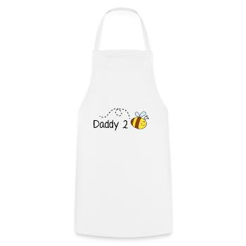 Daddy 2 Bee - Cooking Apron - white - Front - AI Model Male 185 dark (185cm)