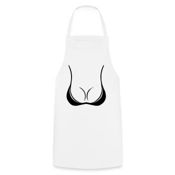 Bikini Shirt | Basket swimsuit holiday - Cooking Apron - white - Front - AI Model Male 185 dark (185cm)