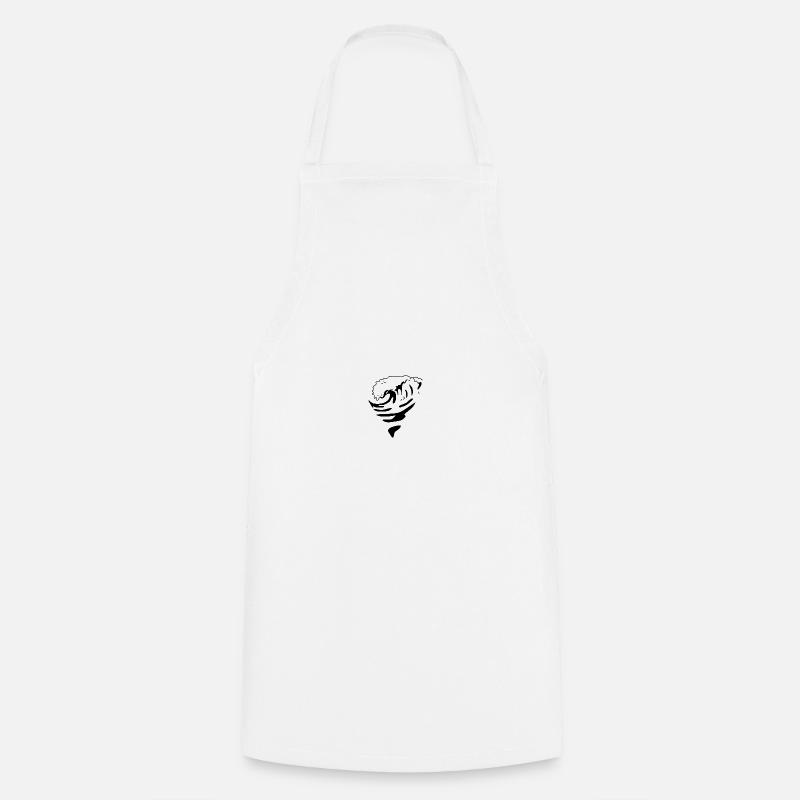 Waves sea ocean pacific atlantic ocean surfing - Cooking Apron - white