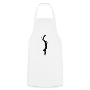 Plongée sous l’eau plongée en apesanteur cadeau mer - Tablier de cuisine - blanc - Devant - AI Model Male 185 dark (185cm)
