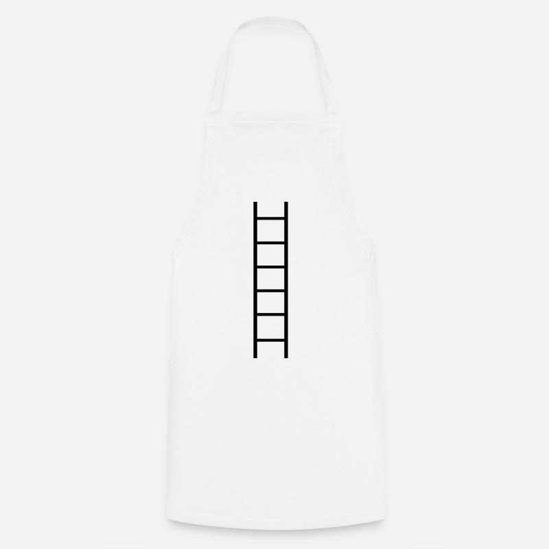 Ladder - Everyone needs a ladder - Cooking Apron - white