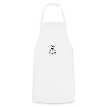 29 Years – Statement Design for Birthday - Cooking Apron - white - Front - AI Model Male 185 dark (185cm)
