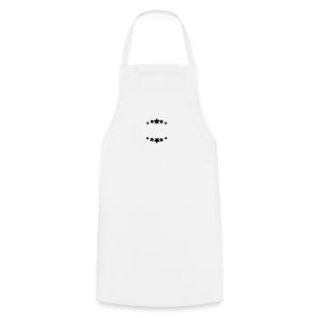 Stars / / badge / / text field / / Logo / / Icon / - Cooking Apron - white - Front - AI Model Male 185 dark (185cm)