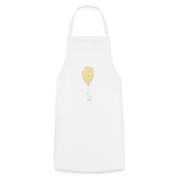 ballon - Tablier de cuisine - blanc - Devant - AI Model Male 185 dark (185cm)