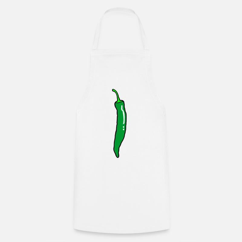 Hot chilli pepper chilli peppers - Cooking Apron - white